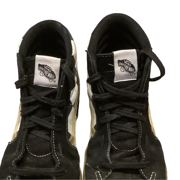 Vans Skateboard Sk8 Classic Hi-Top Oversized Checkerboard 12 - Picture 4 of 14